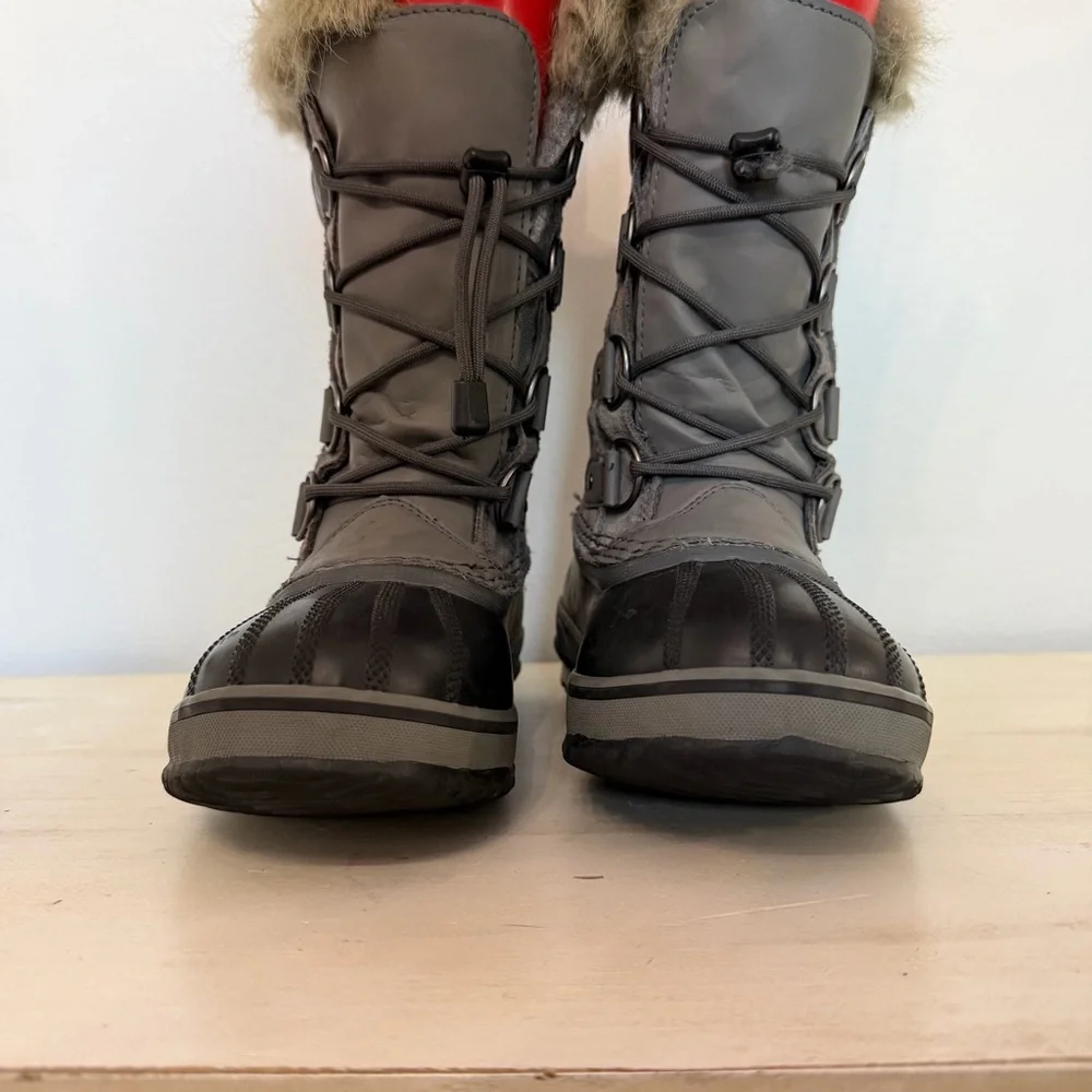 Sorel Grey Joan Of Artic Winter Boots